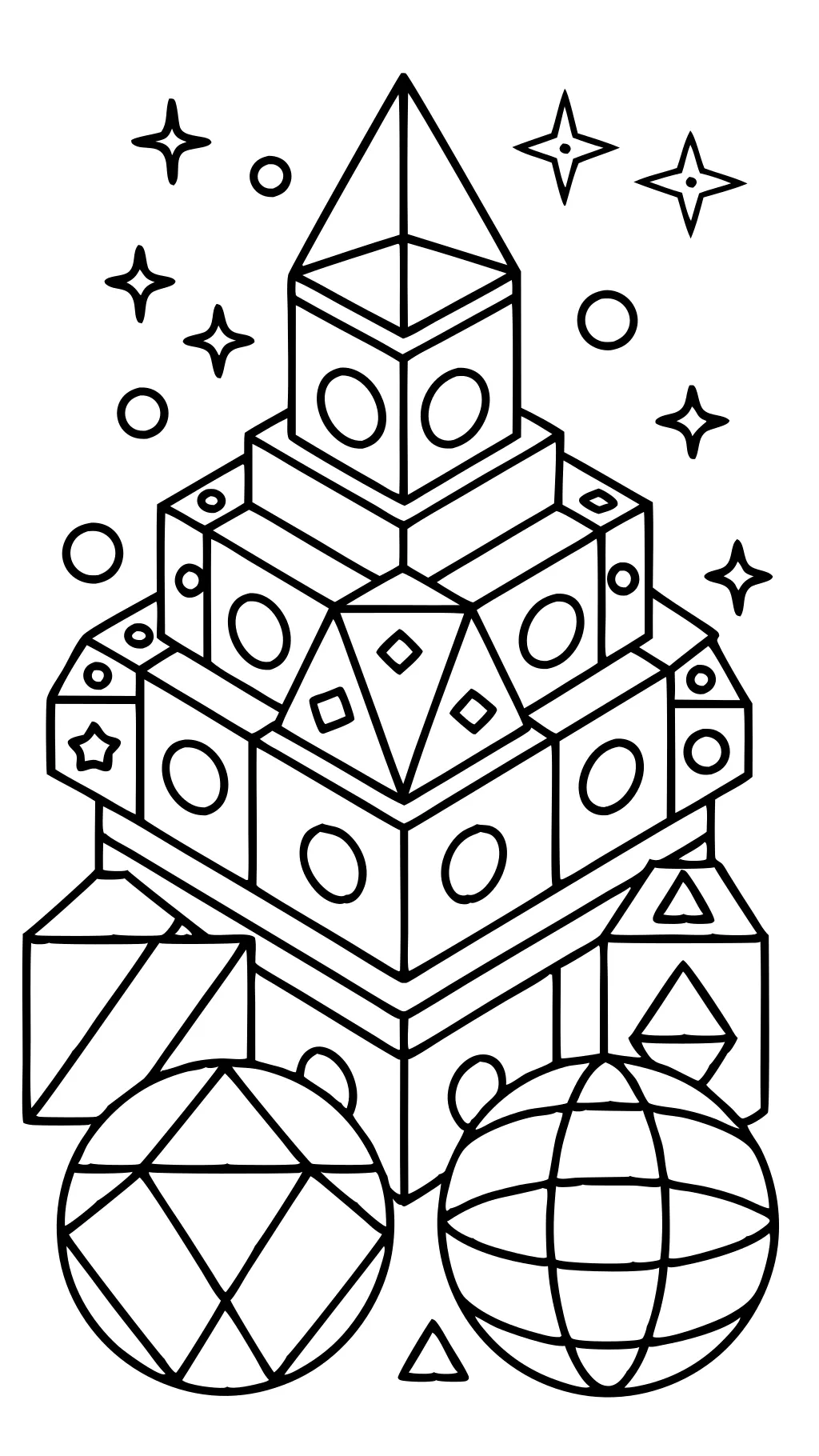 blocks coloring pages